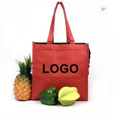 Rosh Eco Rood niet Geweven Geïsoleerd Koeler Tote Bag For Storage