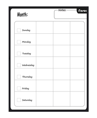 Customized White Magnetic Fridge Calendar Paper Monthly Family Planner