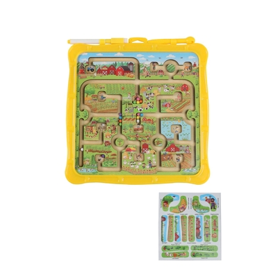 Landbouwbedrijf Onderwijs Magnetisch Raadsel Maze Game Drawing Board Toys