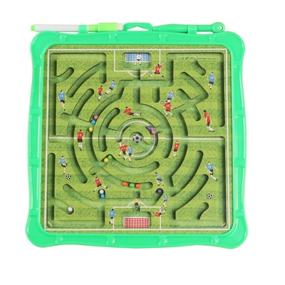 het Gebiedsspel van Maze Board Puzzle Ball Football van kinderen Klein Magnetisch