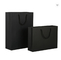 ODM Matte Lamination Paper Bag Packaging Douane Logo Black Shopping Bag