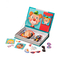 OEM het Gekke Vakje van het de Puzzelsspel van het Gezichten Magnetische Boek Houten 3 Jaar - olds Kinderen