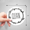 De gepersonaliseerde Vuile Afwasmachine Clean Sign Target van de magneetcirkel