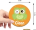 OEM Dierlijke Uil magnetisch Schoon Vuil Vuil Flip Sign Dishwasher Sticker Clean