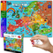 De Kaart van kleureneuropa 1000 Stukdocument Puzzel voor de Families van de Tienerjarenvolwassenen van het Jonge geitjes12+